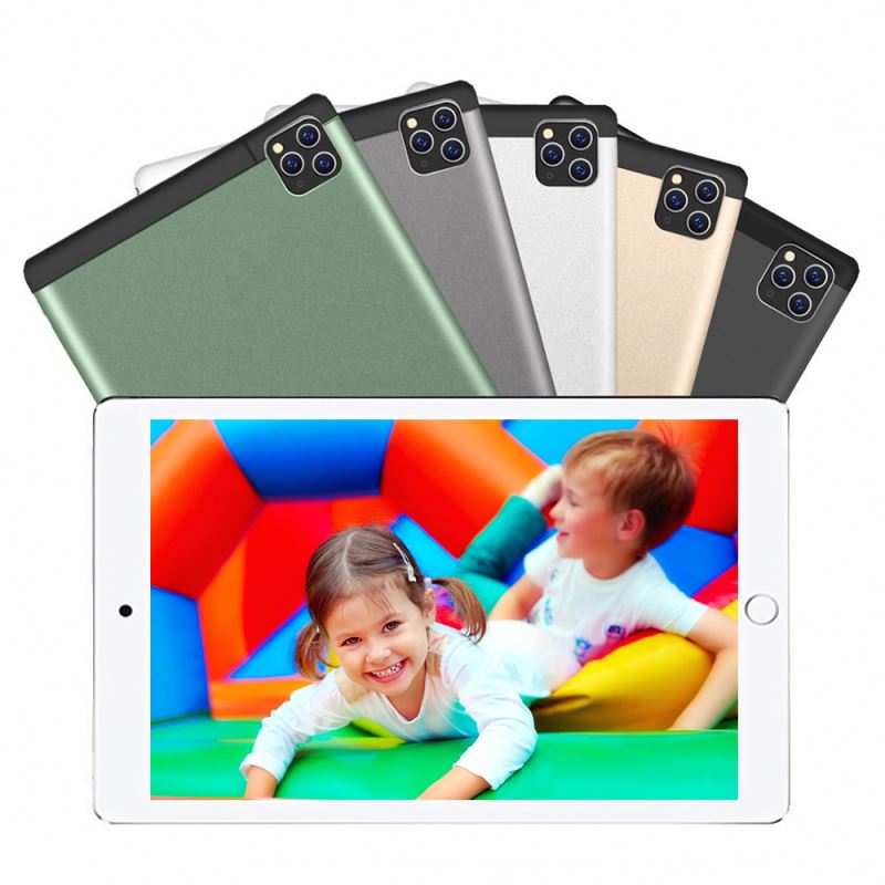 10 Inch Android 10 Quad Core Kids Tablet PC 4GB RAM 64GB ROM Free Case Dual  SIMs