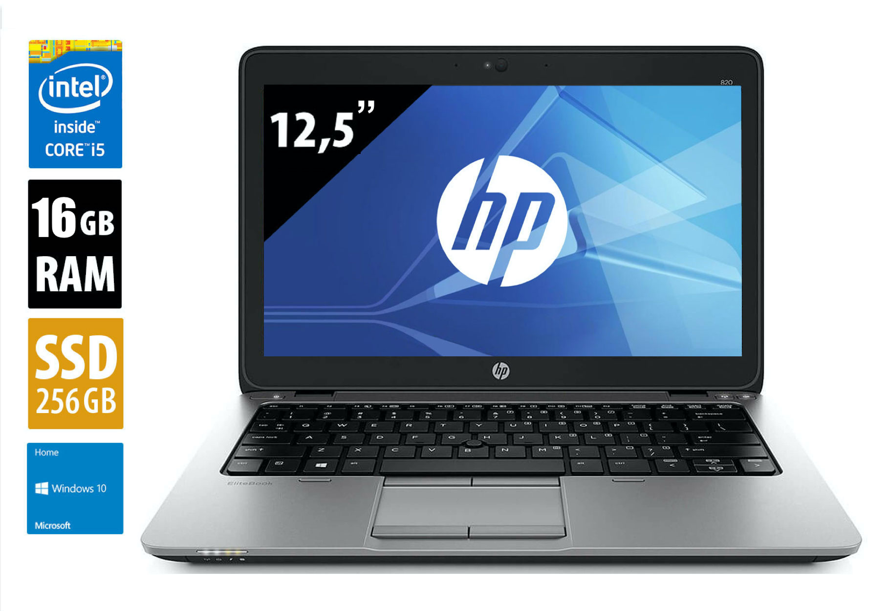 HP EliteBook 820 G3 Ultrabook Tactile Core i5 6éme Gén. - Perfect