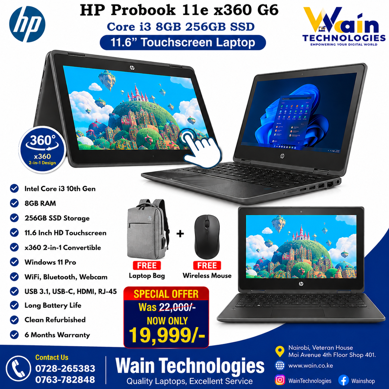 HP Probook 11 x360 G6 HP Probook 11 x360 G6